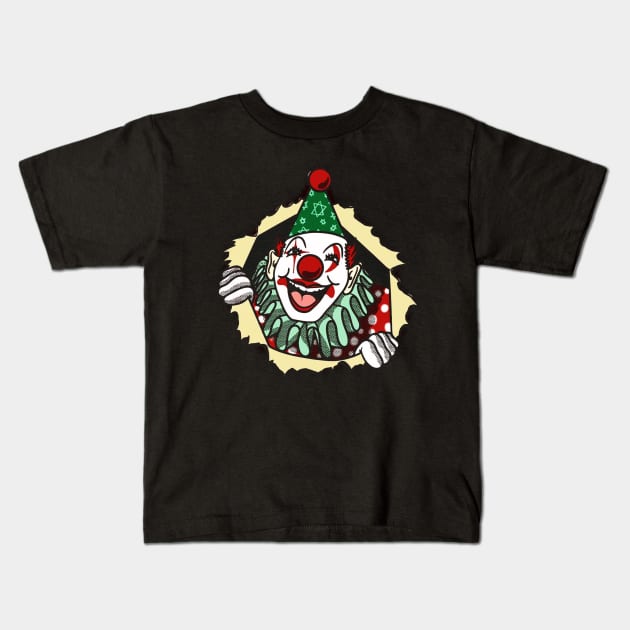 clown suck Kids T-Shirt by creatculture